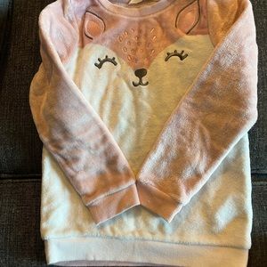 Doe Eye designed plush sweater 6-8Y